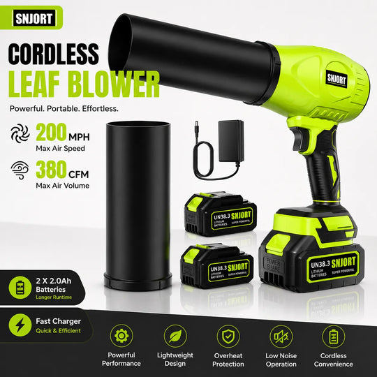 SEDEEP Cordless Leaf Blower Kit | High-Speed Handheld