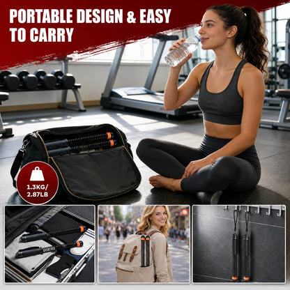 Portable Ropeless Battle Ropes | Adjustable Resistance