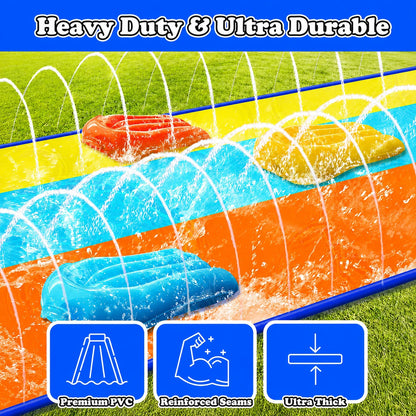 22.1ft Backyard Slip and Slide | Kids Water Slide