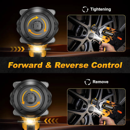 21V Brushless 1/2" Impact Wrench | 1500Nm High Torque